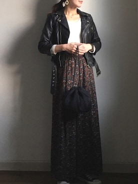 「授業参観」｜「アイテム（ジャケット/アウター）」を使った、Ryoさん（レディース・156cm）の冬コーディネート