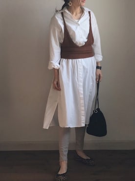 「ivory court（アイボリーコート）のアイテム」を使った、Ryoさん（レディース・156cm）の冬コーディネート