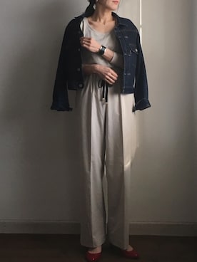 Ryoさん（レディース・156cm）の春コーディネート