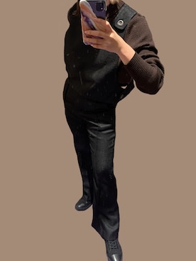 「G.V.G.V.（ジーヴィージーヴィー）のアイテム（PC・スマホグッズ/家電）」を使った、みみみみさん（レディース・155cm）の冬コーディネート