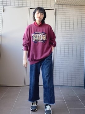 神咲有希乃さん（レディース・162cm）の春コーディネート