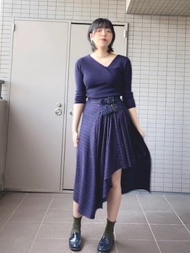 神咲有希乃さん（レディース・162cm）の春コーディネート