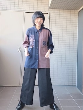 神咲有希乃さん（レディース・162cm）の春コーディネート