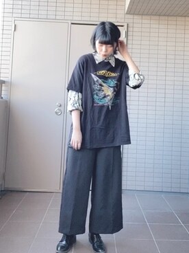 神咲有希乃さん（レディース・162cm）の春コーディネート