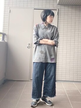 神咲有希乃さん（レディース・162cm）の春コーディネート