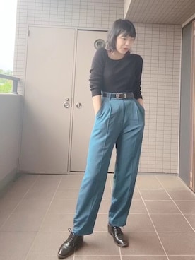 神咲有希乃さん（レディース・162cm）の春コーディネート