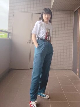 神咲有希乃さん（レディース・162cm）の春コーディネート