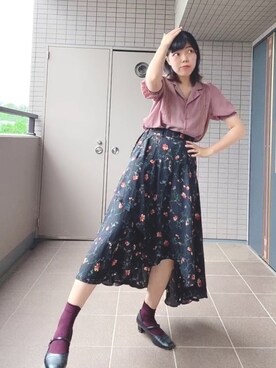 神咲有希乃さん（レディース・162cm）の夏コーディネート