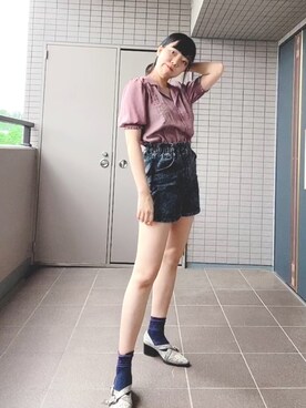 神咲有希乃さん（レディース・162cm）の夏コーディネート