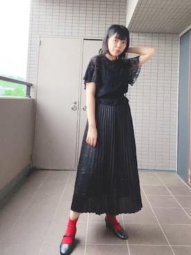 神咲有希乃さん(レディース・162cm)の夏コーディネート