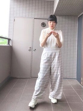 神咲有希乃さん（レディース・162cm）の夏コーディネート