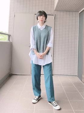 神咲有希乃さん（レディース・162cm）の夏コーディネート