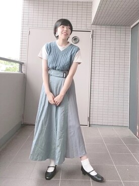 神咲有希乃さん（レディース・162cm）の夏コーディネート