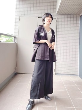 神咲有希乃さん（レディース・162cm）の夏コーディネート