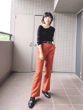 神咲有希乃さん（レディース・162cm）の秋コーディネート