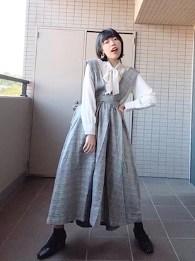 神咲有希乃さん（レディース・162cm）の秋コーディネート