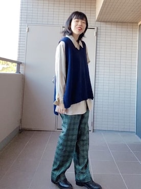 神咲有希乃さん(レディース・162cm)の冬コーディネート