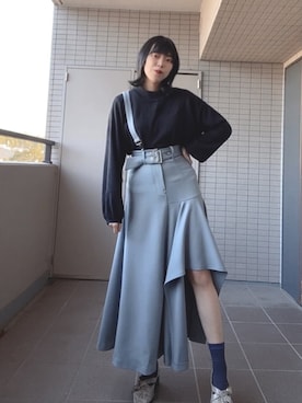 神咲有希乃さん（レディース・162cm）の春コーディネート