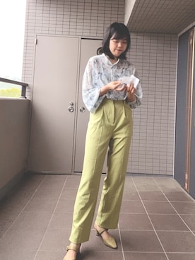 神咲有希乃さん(レディース・162cm)の春コーディネート