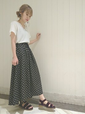 伊織さん(レディース・155cm)の夏コーディネート