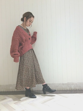 伊織さん(レディース・155cm)の秋コーディネート