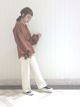 伊織さん（レディース・155cm）の秋コーディネート