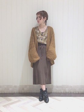 伊織さん(レディース・155cm)の秋コーディネート