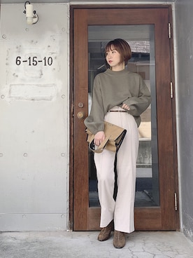 伊織さん（レディース・155cm）の秋コーディネート