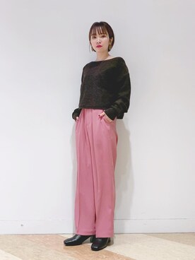 伊織さん（レディース・155cm）の冬コーディネート