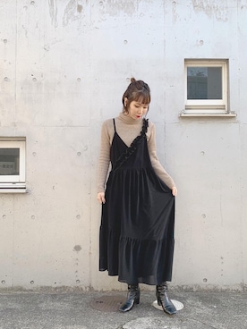 伊織さん（レディース・155cm）の冬コーディネート