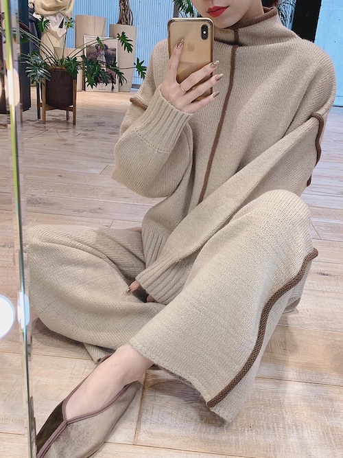 伊織 Wcloset 神宮前店 Alley By W Closetのニット セーターを使ったコーディネート Wear
