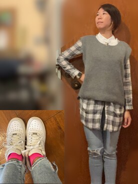 「Maple（メープル）のアイテム」を使った、quincyyyさん（レディース・162cm）の秋コーディネート