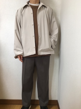 「SENSION（センション）のアイテム」を使った、yuさん（メンズ・163cm）の冬コーディネート