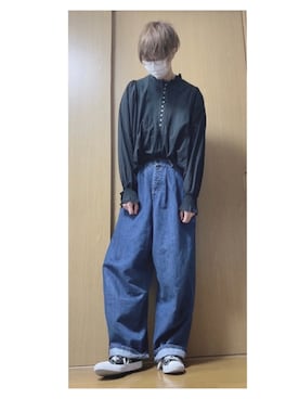 enu_blackさん（レディース・161cm）の冬コーディネート