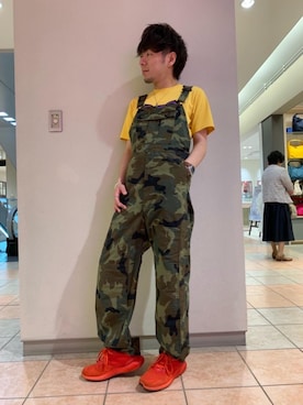 「HYSTERIC GLAMOUR（ヒステリックグラマー）のアイテム（オールインワン・サロペット）」を使った、Seiyaさん（メンズ・170cm）の夏コーディネート