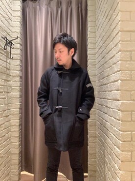「コラボレーション」｜「アイテム（その他アウター）」を使った、Seiyaさん（メンズ・171cm）の秋コーディネート