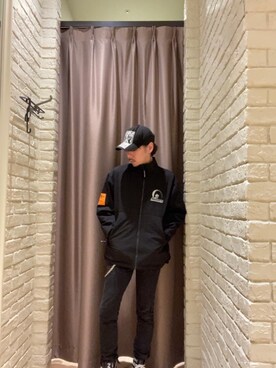 「HYSTERIC GLAMOUR（ヒステリックグラマー）のアイテム（ナイロンジャケット）」を使った、Seiyaさん（メンズ・171cm）の秋コーディネート