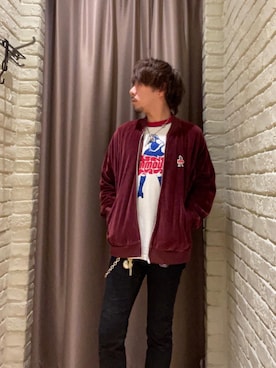 「らふこーで」｜「アイテム（その他アウター）」を使った、Seiyaさん（メンズ・171cm）の秋コーディネート