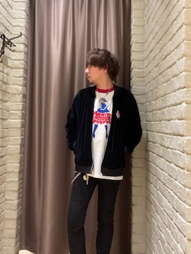 「らふこーで」｜「アイテム（その他アウター）」を使った、Seiyaさん（メンズ・171cm）の秋コーディネート
