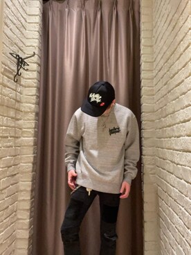 「らふこーで」｜「アイテム（キャップ）」を使った、Seiyaさん（メンズ・171cm）の冬コーディネート