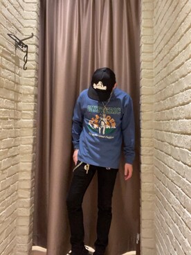 「らふこーで」｜「アイテム（キャップ）」を使った、Seiyaさん（メンズ・171cm）の冬コーディネート