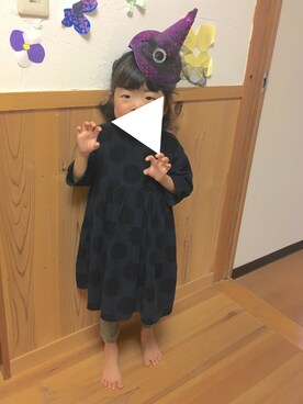 「トリックオアトリート」｜ぴばこさん（キッズ・100cm）の秋コーディネート