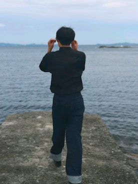 「agnes b.（アニエスベー）のアイテム（リング）」を使った、yusukeさん（メンズ・167cm）の夏コーディネート