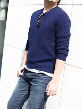 Masahiro Yoyasuさん（メンズ・179cm）の春コーディネート