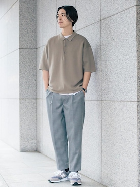 Ryo Hakozakiさん（メンズ・180cm）の春コーディネート