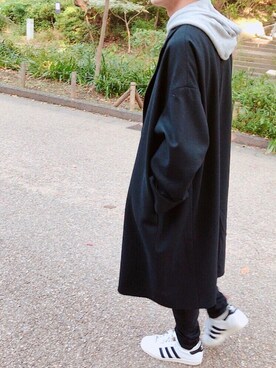 「TAKAHIROMIYASHITATheSoloIst.（タカヒロミヤシタザソロイスト）のアイテム（パーカー）」を使った、にっくさん（メンズ・169cm）の秋コーディネート