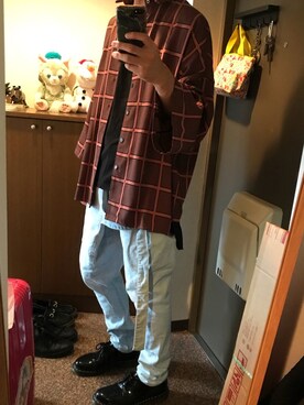 「ラッドミュージシャン」｜「アイテム（その他シューズ）」を使った、にっくさん（メンズ・169cm）の秋コーディネート