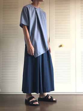 「ラッドミュージシャン」｜「アイテム（サンダル）」を使った、にっくさん（メンズ・169cm）の夏コーディネート