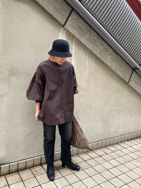 yabu_lemageさん（レディース・162cm）の冬コーディネート