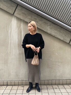 yabu_lemageさん（レディース・162cm）の冬コーディネート